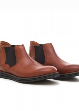 - Δερμάτινα Kricket Shoes Art 1012 Cognac