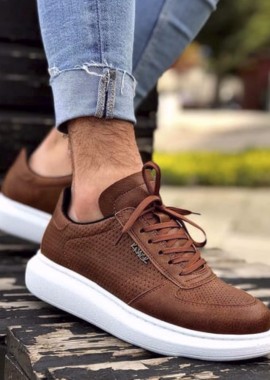 Ανδρικά ταμπά Sneakers δερματίνη ανάγλυφο σχέδιο 0422020T