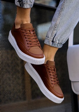 Ανδρικά ταμπά Sneakers ανάγλυφο σχέδιο CH017T