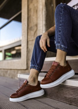 Ανδρικά ταμπά δίσολα Sneakers λαστιχένια σόλα CH25700T
