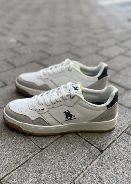 Us Grand Polo λευκά-μπεζ ανδρικά casual sneakers GPM424215