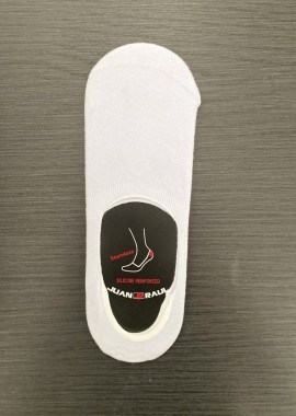 Βαμβακερές κοντές λευκές κάλτσες σοσόνια GR25407