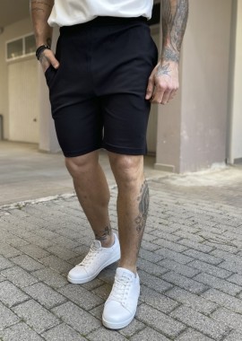 Origin Ανδρική μαύρη βαμβακερή βερμούδα 222740