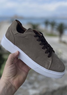 Ανδρικά πούρο δερμάτινα casual sneakers HG175544P
