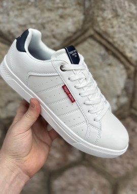 Teddy Smith ανδρικά λευκά sneakers 120628W
