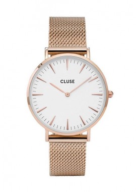 CLUSE LABOHEME Rose Gold Stainless Steel Strap CW0101201001