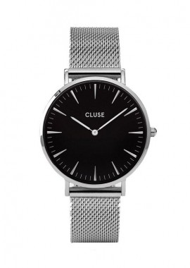 CLUSE LABOHEMΕ Mesh Silver Stainless Steel Strap CW0101201004