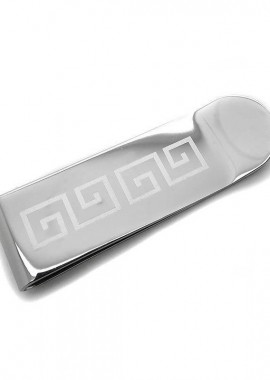 Asimenio - Money clip με Μαίανδρο από ατσάλι MR130