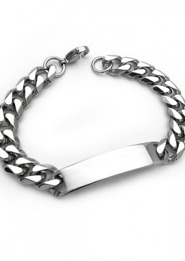 Ανδρική ταυτότητα χεριού από ατσάλι BA125