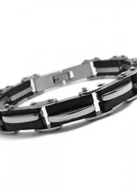 Μοντέρνο Ανδρικό βραχιόλι από ατσάλι BA243
