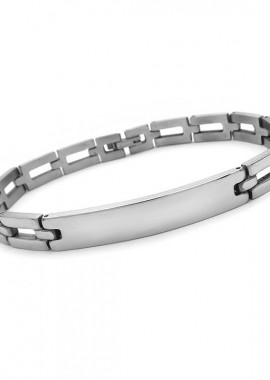 Βραχιόλι ταυτότητα από ατσάλι BA171