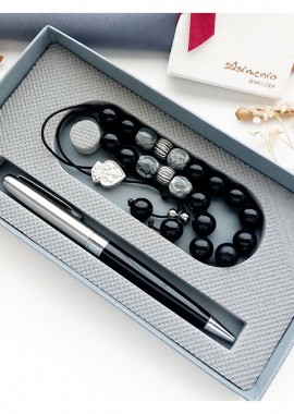 Ανδρικό σετ δώρου με στυλό κ κομπολόι SD119