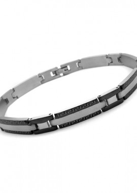 Βραχιόλι ανδρικό από ατσάλι BA429