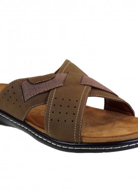 Βagiota Shoes Ανδρικές Παντόφλες 11877-7 Μπέζ