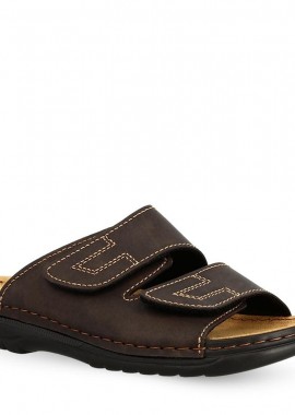 Parex Ανδρικές Παντόφλες Ανατομικές COMFORT 12121015.Κ Καφέ