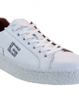 GUESS Sneakers Ανδρικά Παπούτσια ZURICO FMZUR8LEA12 WHITE Λευκό