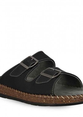 Parex Ανδρικές Παντόφλες Ανατομικές 11525032.Β Μαύρο