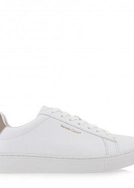 Renato Garini Ανδρικά παπούτσια Sneakers 700-408 Λευκό-Μπέζ Q57004081158