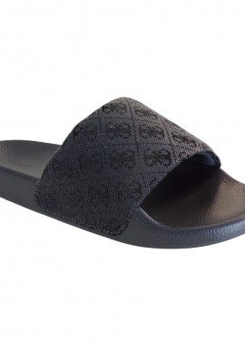 GUESS Sneakers Ανδρικά Παπούτσια Παντόφλες Tokyo FMGTOJFAB19-COBLA Μαύρο