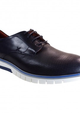 kricket Ανδρικά Παπούτσια 24K-1002-4 Μπλέ Δέρμα