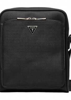 GUESS Τσάντες MILANO XBODY ΑΝΔΡΙΚΕΣ Ώμου-Χιαστί HMMISAP4260-BLK Μαύρο