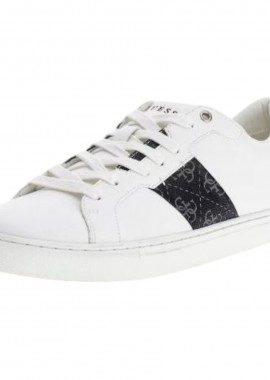 GUESS Sneakers Ανδρικά Παπούτσια FMTTOGELL12-WHIBK Λευκό-Γκρί