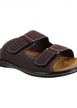 Βagiota Shoes Ανδρικές Παντόφλες 19788-33 Καφέ