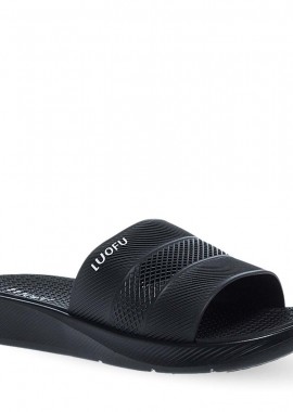 Parex Ανδρικές Παντόφλες Σαγιονάρες Φάσα 11829062.Β Μαύρο