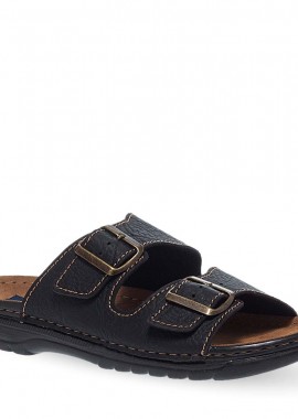 Parex Ανδρικές Παντόφλες Ανατομικές 12131034.Β Μαύρο