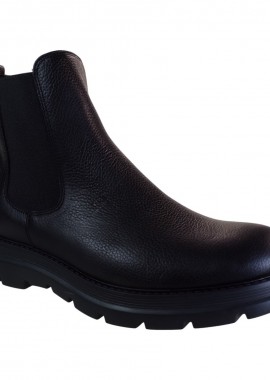 Commanchero Ανδρικά Μποτάκια Αρβυλάκια 72380-821 Μαύρο Δέρμα