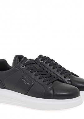 Renato Garini Ανδρικά παπούτσια Sneakers 700-963 Μαύρο GRAIN Λευκό V570096334N1