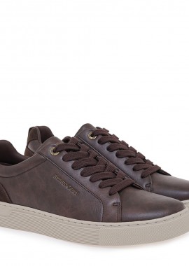 Renato Garini Ανδρικά παπούτσια Sneakers 700-828 Καφέ Καστόρι V57008281N31