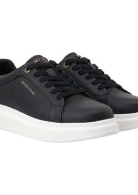 Renato Garini Ανδρικά παπούτσια Sneakers 700-911 Μαύρο GRAIN W57009113T28