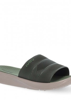 Parex Ανδρικές Παντόφλες Σαγιονάρες Φάσα 11829062.X Χακί