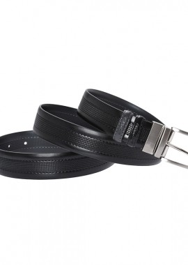 LAVOR - 1-86 δερμάτινη ανδρική ζώνη lavor διπλής όψεως με φάρδος 3,5cm 1-86