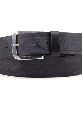 LEVI'S - 19204 δερματινη ανδρικη ζωνη levi's 229951-3 μαυρο χρωμα