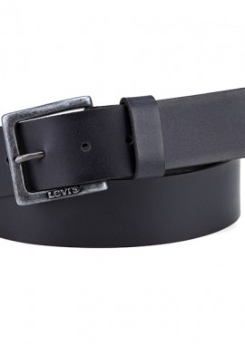 LEVI'S - 19220BL δερματινη ανδρικη ζωνη levi's 228975-3 μαυρο χρωμα