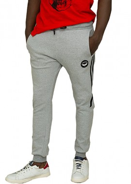 ανδρική φόρμα με λάστιχο tresor 6962 γκρί χρώμα