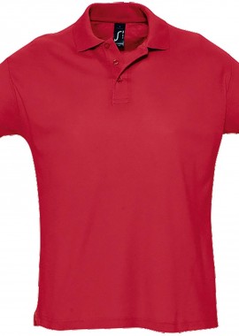 Ανδρικό πόλο πικέ Summer II SOLS 11342 Red