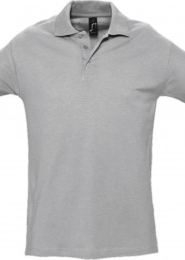 Ανδρικό πόλο πικέ Spring II SOLS 11362 Grey Melange