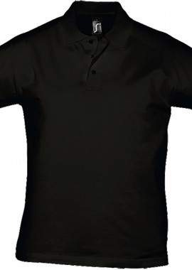 Ανδρικό πόλο Prescott Men SOLS 11377 Deep Black