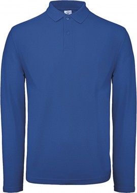 Μακρυμανικο Ανδρικο Polo ID.001 LSL B & C PUI12 Royal Blue