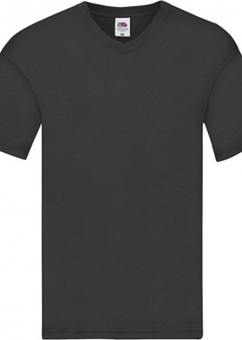 Ανδρικο T Shirt Original V-Neck Fruit of the Loom 61-426-0 Black