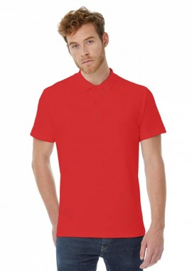 Ανδρική μπλούζα Polo Pique B & C ID.001 Red