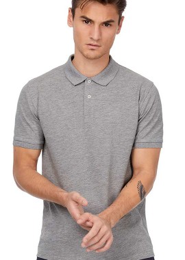 - Ανδρικο Μπλουζακι Polο Inspire Organic B & C PM430 Heather Grey