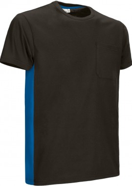 T-Shirt THUNDER Valento CAVATHUNY Black-Royal Blue