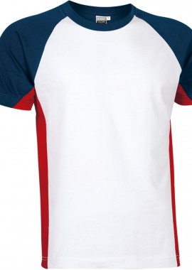 T-Shirt VULCAN Valento CAVAVULBL White-Lotto Red-Orion Navy Blue