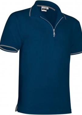 - Κοντομάνικο Polo Shirt GOLF Valento POVAGOLMR Orion Navy Blue-Cement Grey