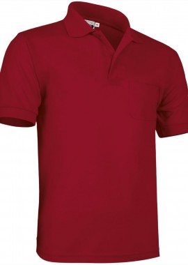 - Κοντομάνικο Polo Shirt HAWK Valento POVATOBRJ Lotto Red