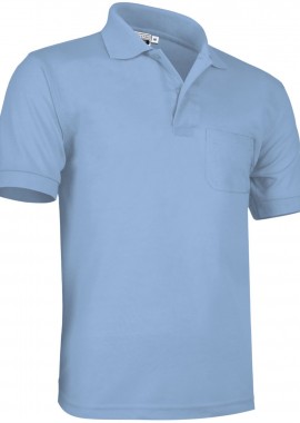 Κοντομάνικο Polo Shirt HAWK Valento POVATOBCL Sky Blue